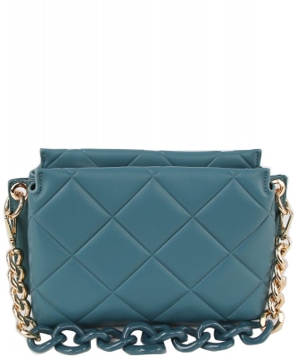 Chunky Chain Padded Crossbody Bag CJF132-Z TEAL